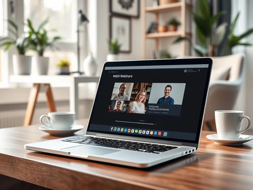 Jak wygląda webinar? Przewodnik po organizacji i uczestnictwie